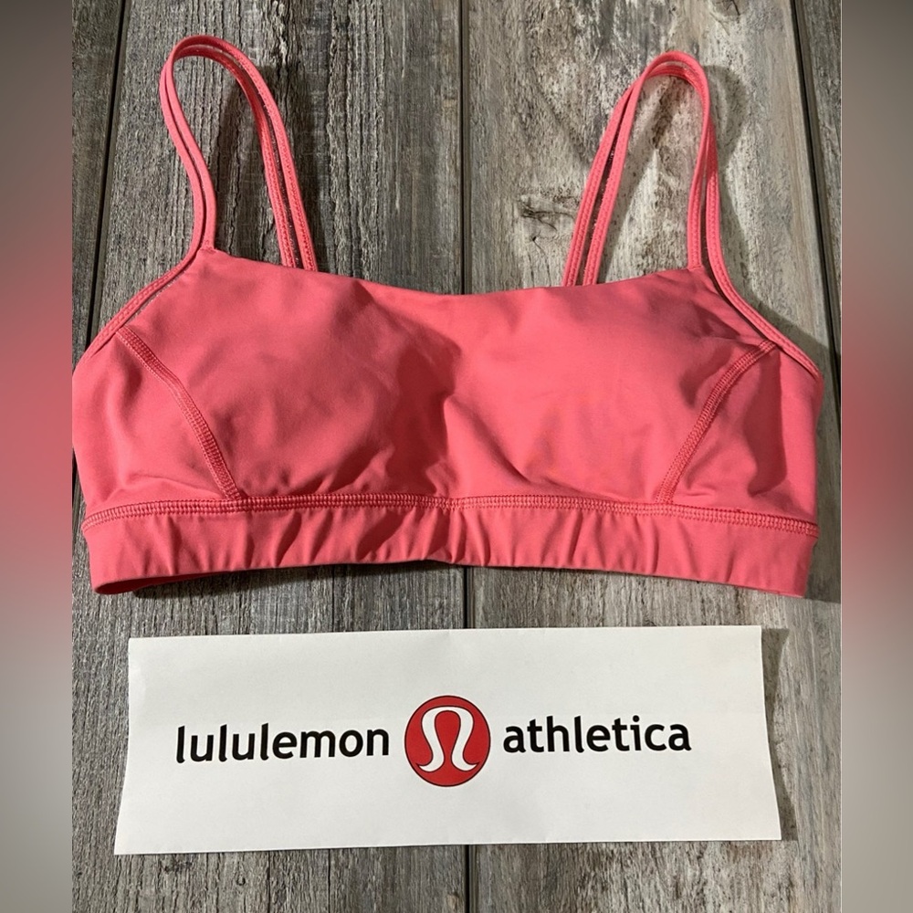 🍋 Lululemon Straight Up Sports Bra “Pink Lemonade” - 8